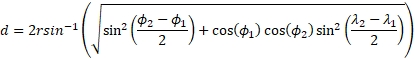 haversine formula